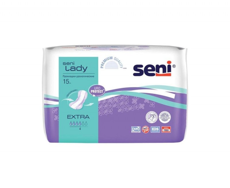 Seni lady extra урологические прокладки 4 капли