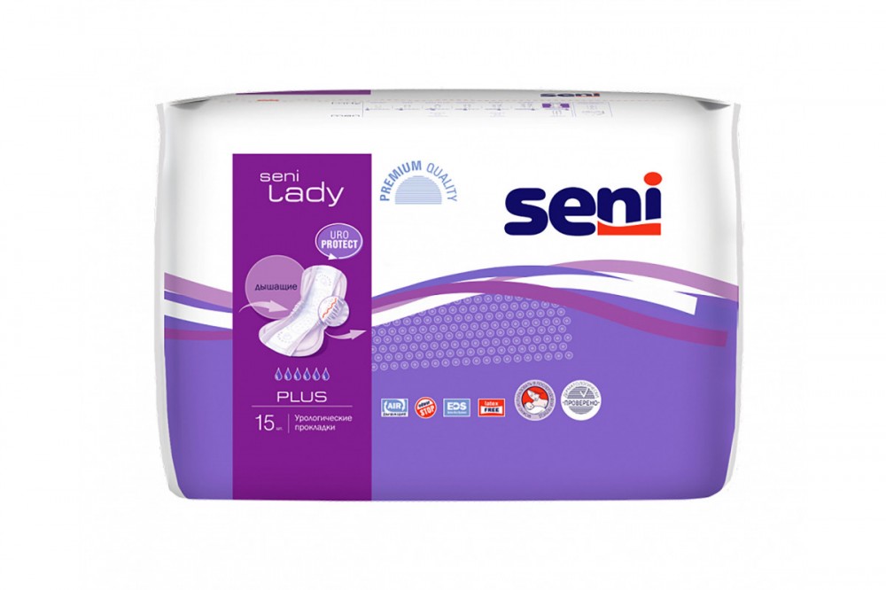 Seni lady plus урологические прокладки 6 капель