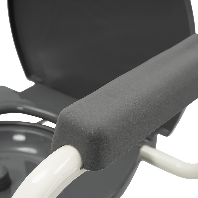 Кресло-туалет Barry WC201, сборный, на колесах, повышенной грузоподъемности