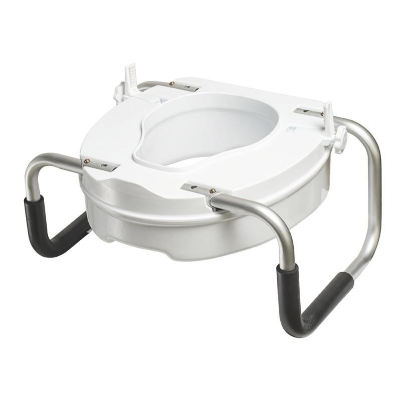 Насадка на унитаз 10529, с поручнями