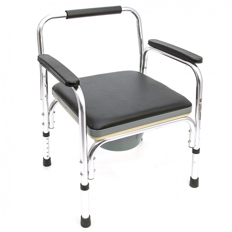 Кресло-стул с санитарным оснащением пассивного типа повышенной грузоподъемности (без колес)