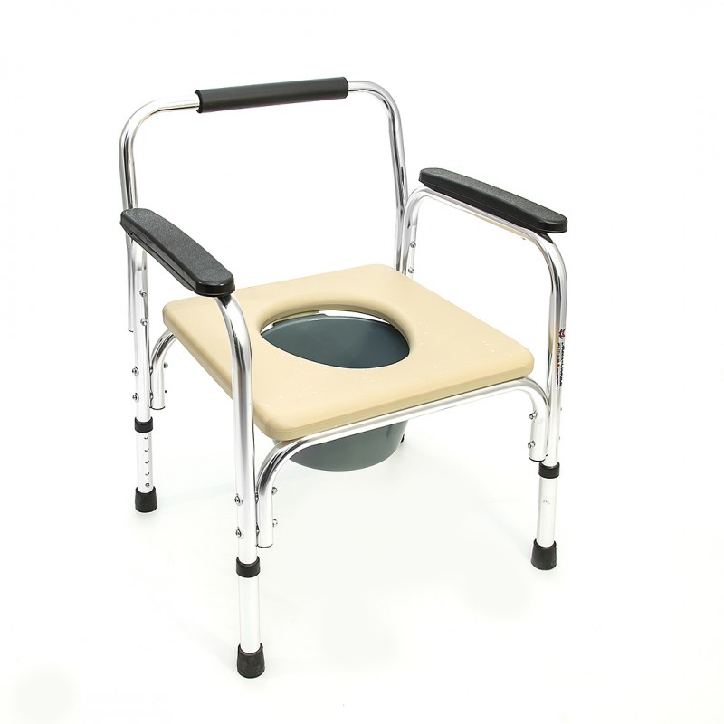 Кресло-стул с санитарным оснащением пассивного типа повышенной грузоподъемности (без колес)