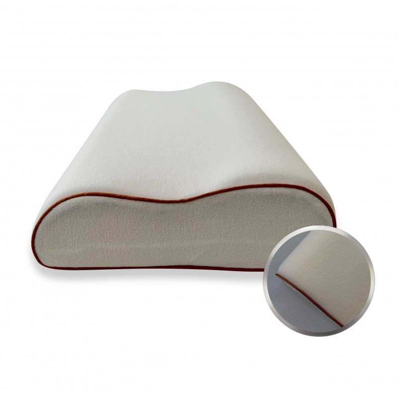 Подушка ортопедическая (под голову) р. 49*30*10/7см)